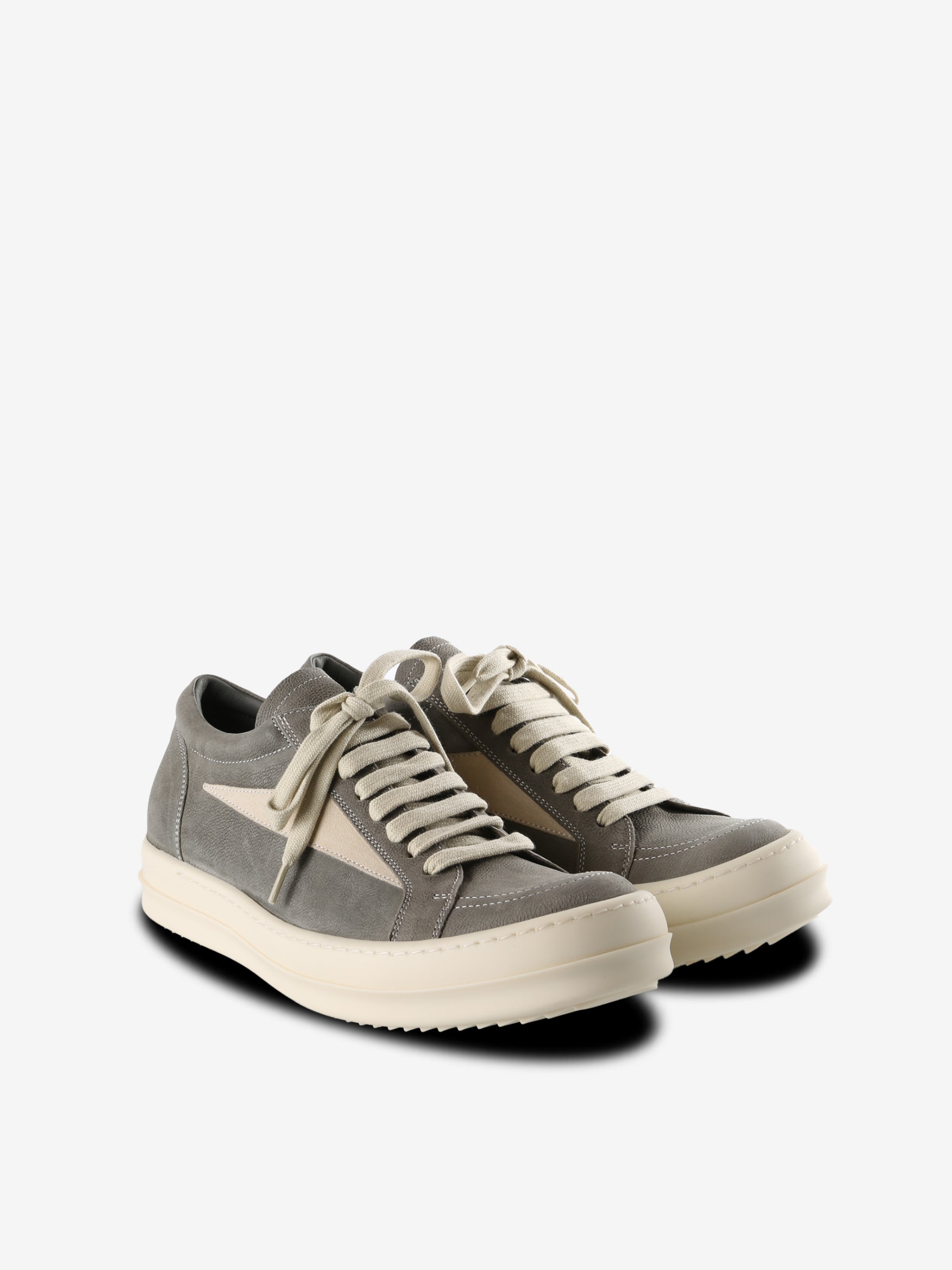 Grey sneakers,side view