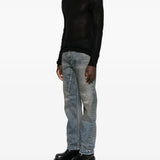 RICK OWENS - Men Sheer Hooded LS T-shirt