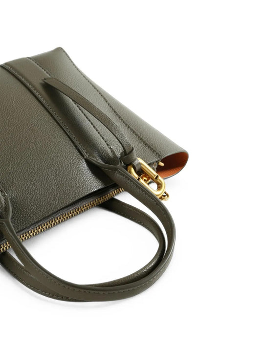 Green bag, front view