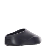 Black sneaker, back view