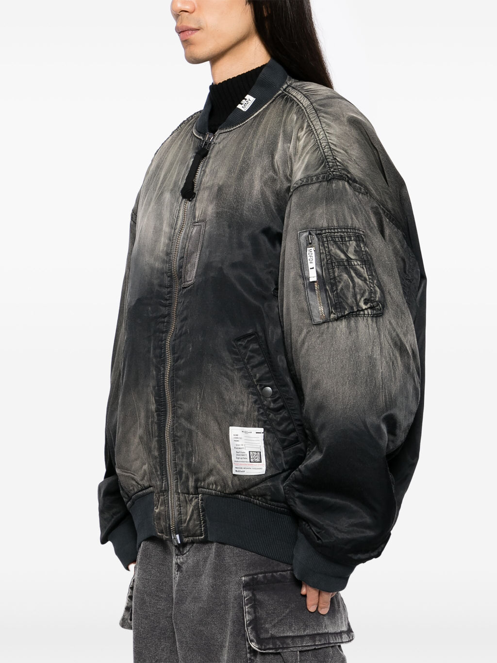 MAISON MIHARA YASUHIRO - Men Aged Flight Jacket