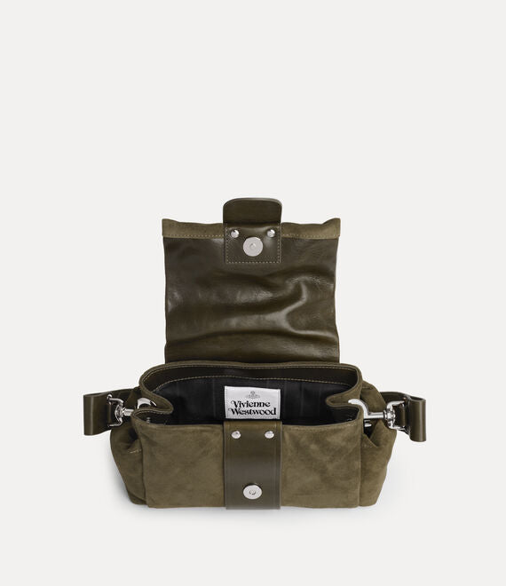 Green bag, front view