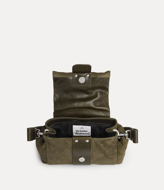 Green bag, front view