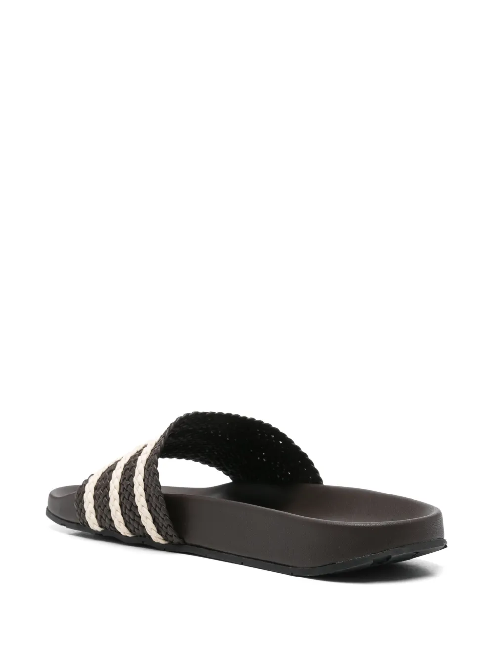 Brown sandal, back view