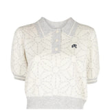 Tan shirt, front view