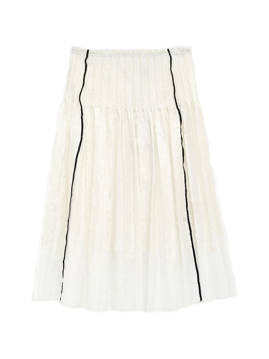 White skirt, front view