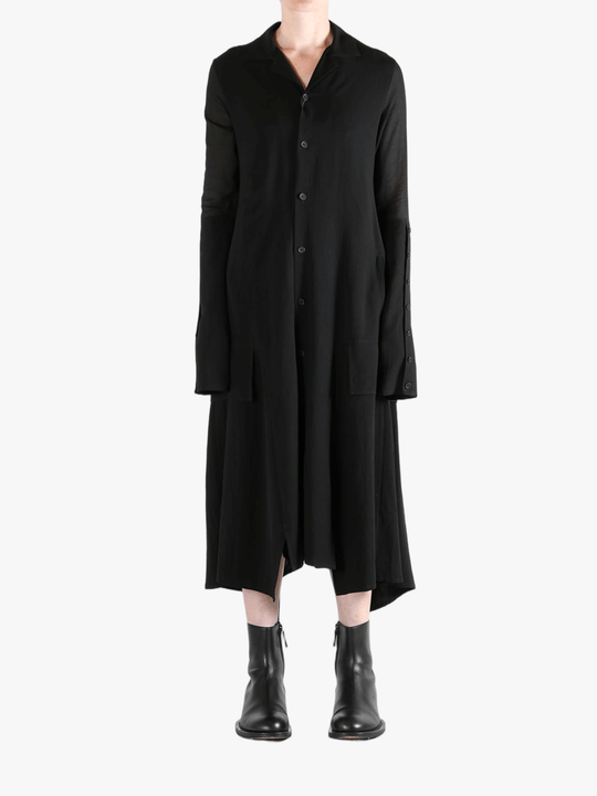 Black dress, full body view
