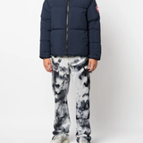 Blue jackets, full body view