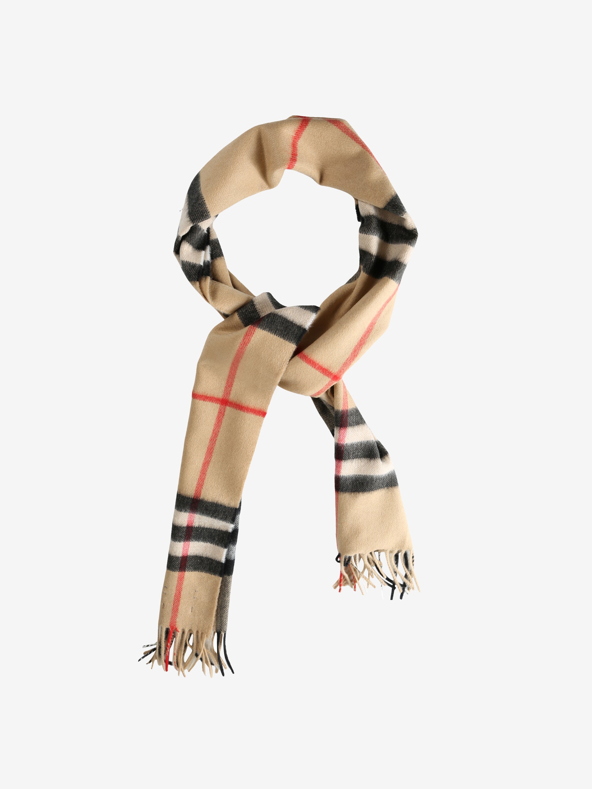 Brown scarf, front view
