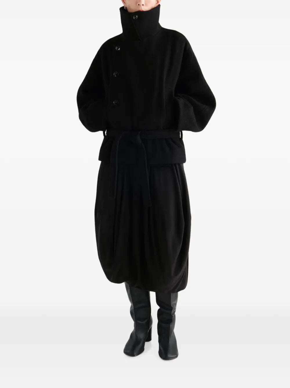 Black jacket, full body view