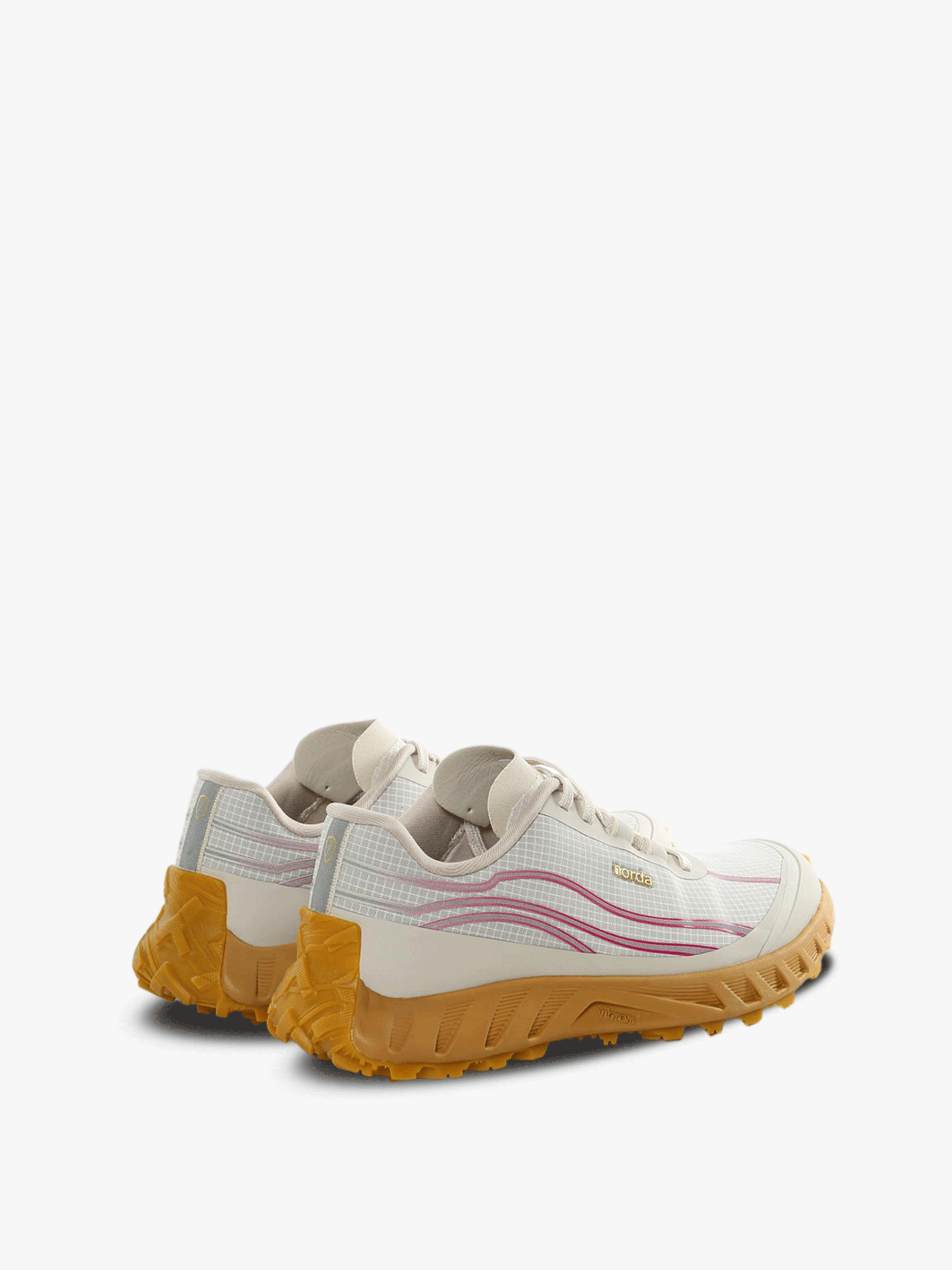 Grey sneakers, side view