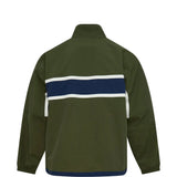 Green jacket, back view