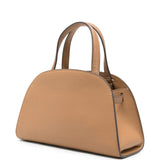 Tan bag, side view