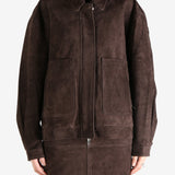 ATELIER NEW YORK - Unisex Suede Leather Blouson Jacket