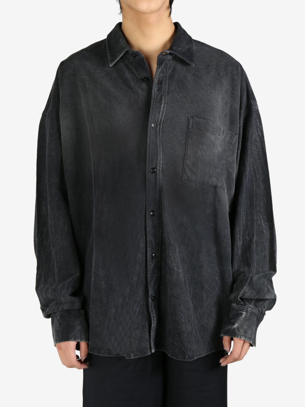 ALEXANDER WANG - Unisex Classic Button Down Long Sleeve Shirt