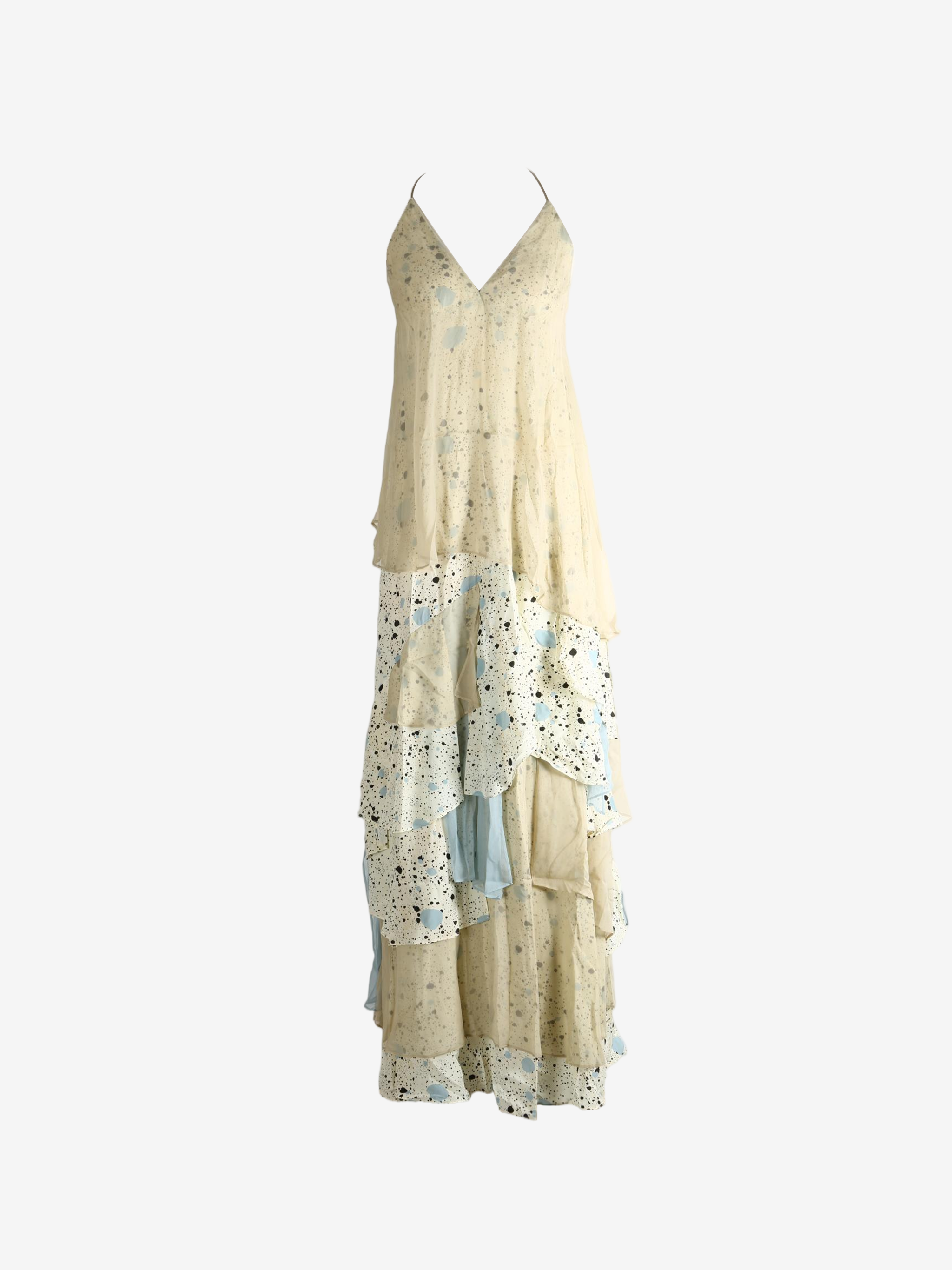Tan dress, front view