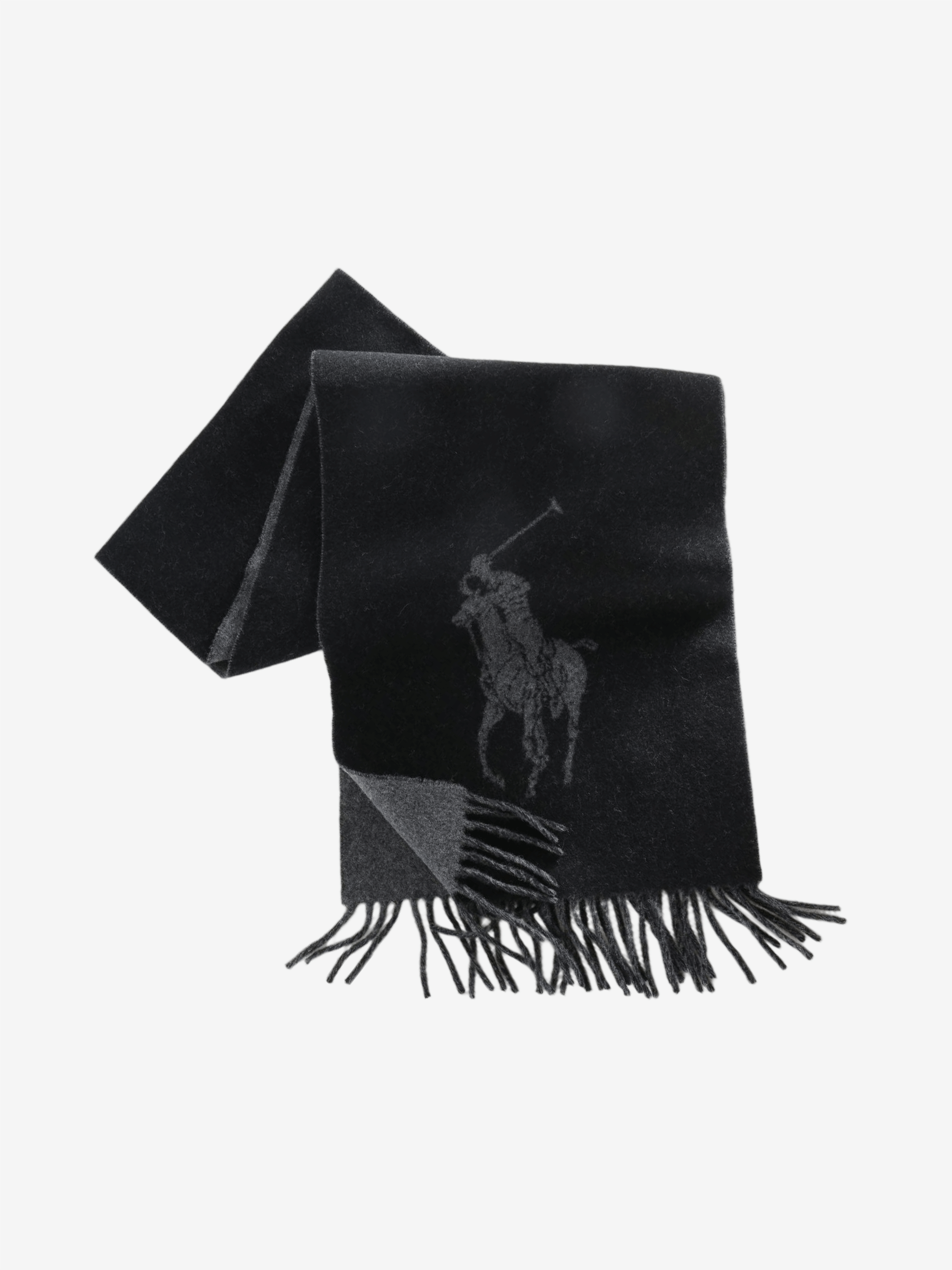 Black scarf, front view