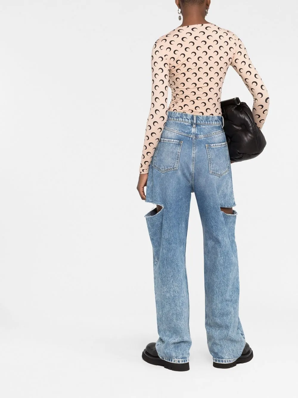 Tan tops, full body view