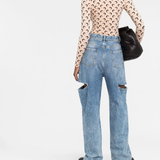 Tan tops, full body view