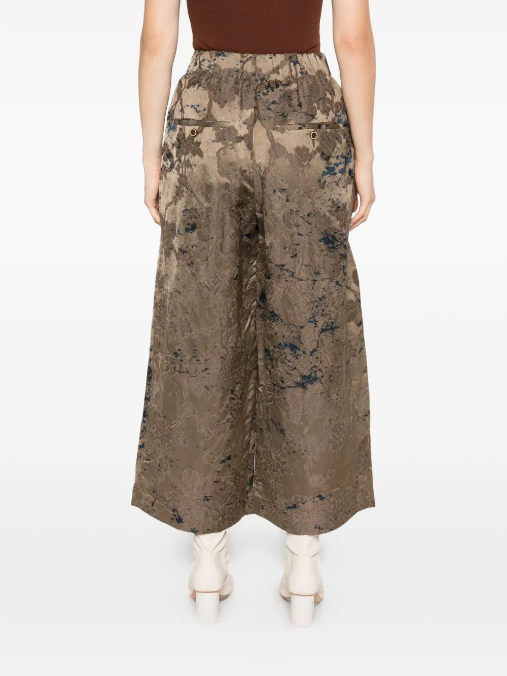 Brown pants, full body view
