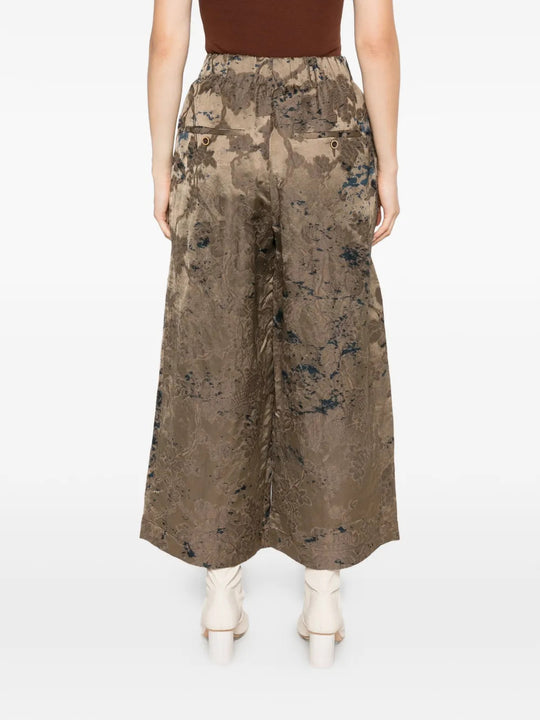 Brown pants, full body view