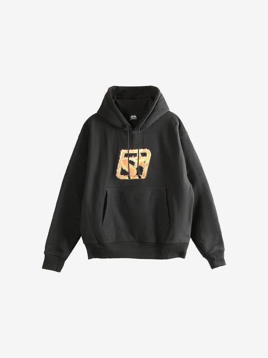 Black hoodie, front view