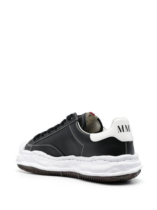 Black sneakers, back view