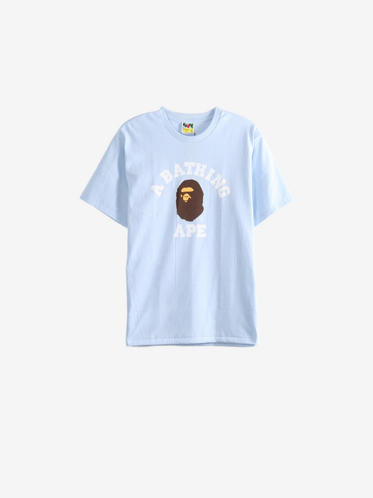 Blue t-shirt, front view