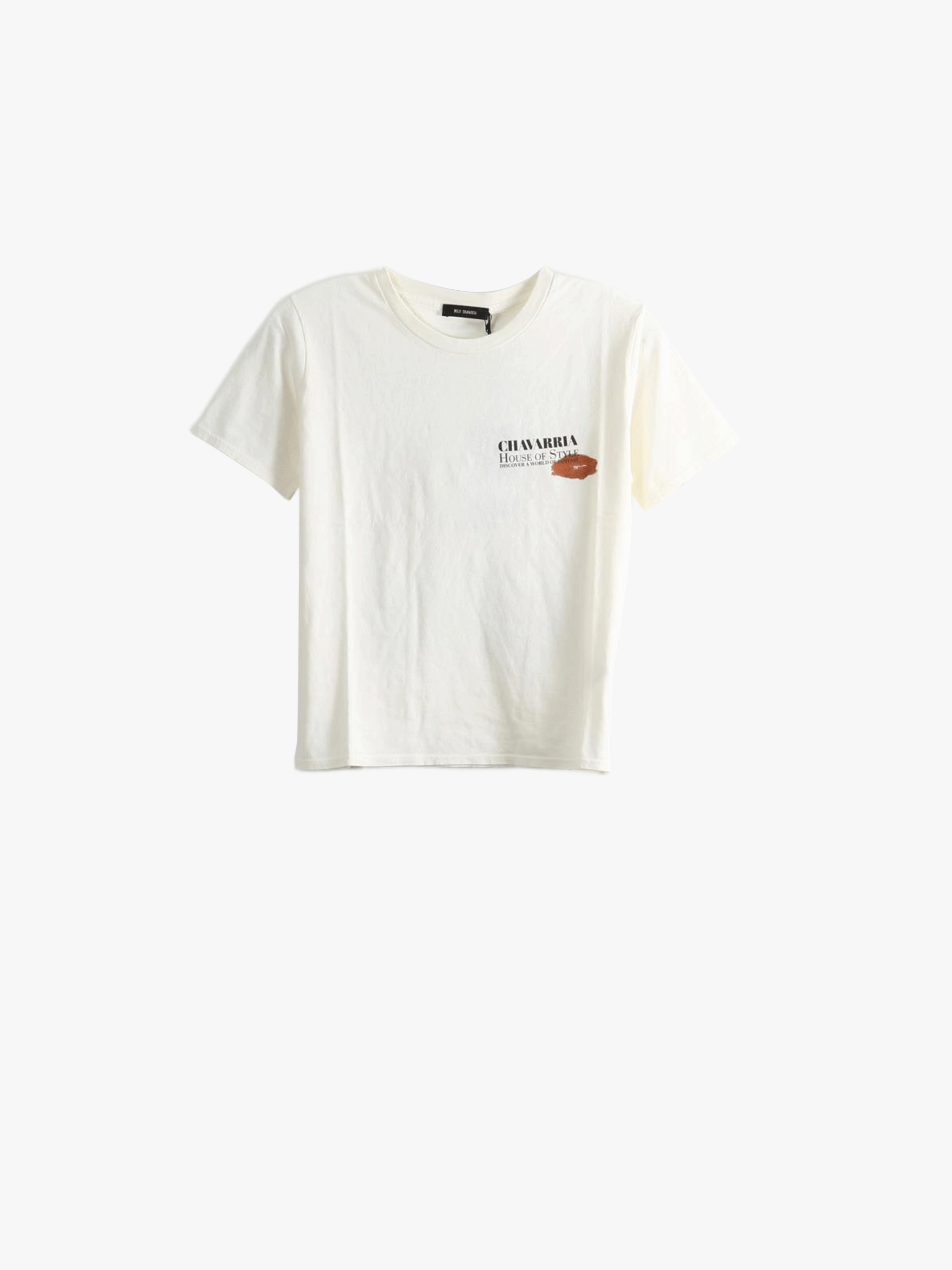 Tan t-shirt, front view