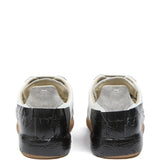 White sneakers, back view