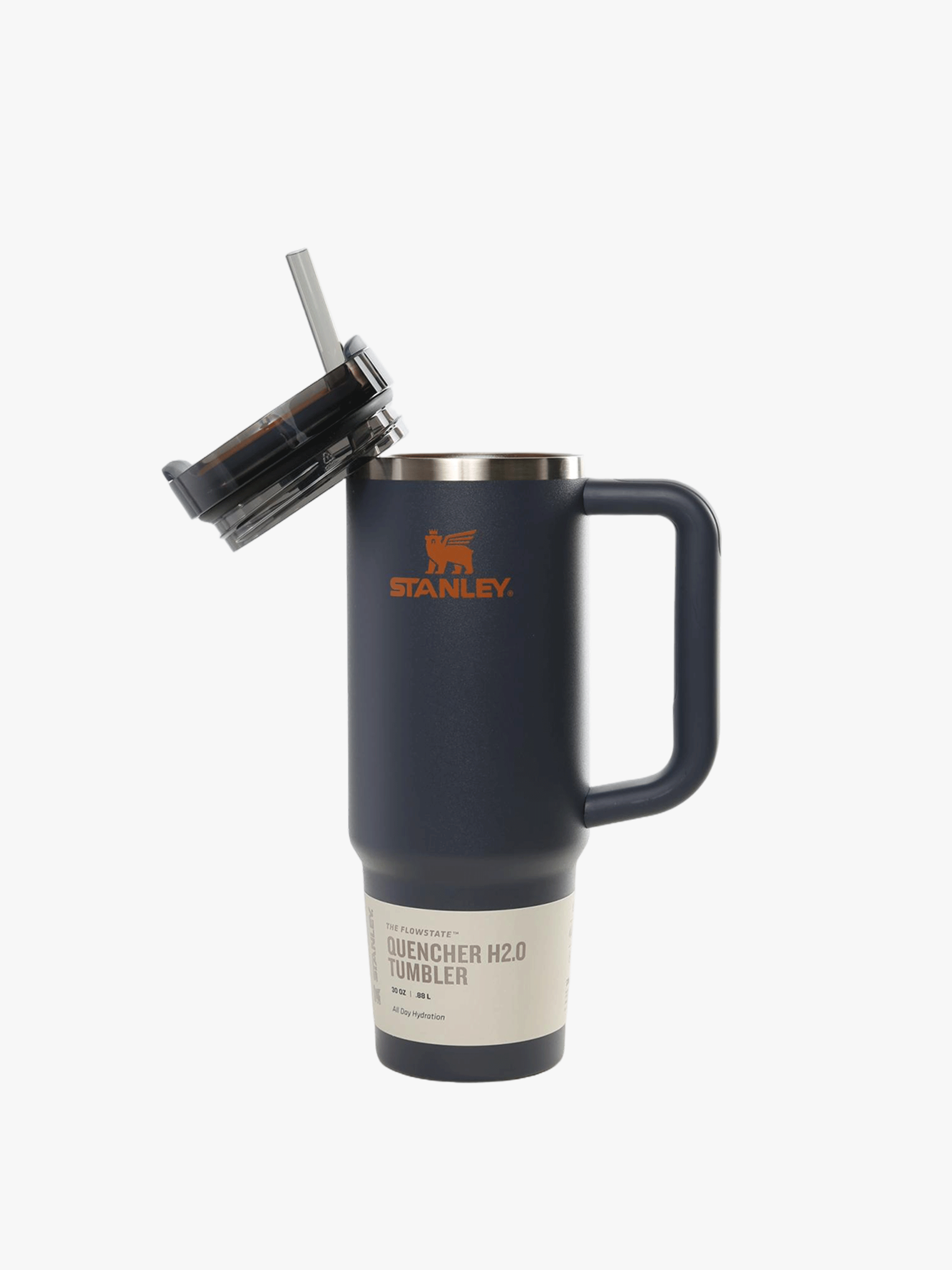 Blue home, front view