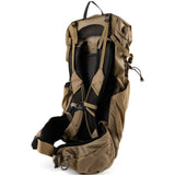 Tan bag, back view
