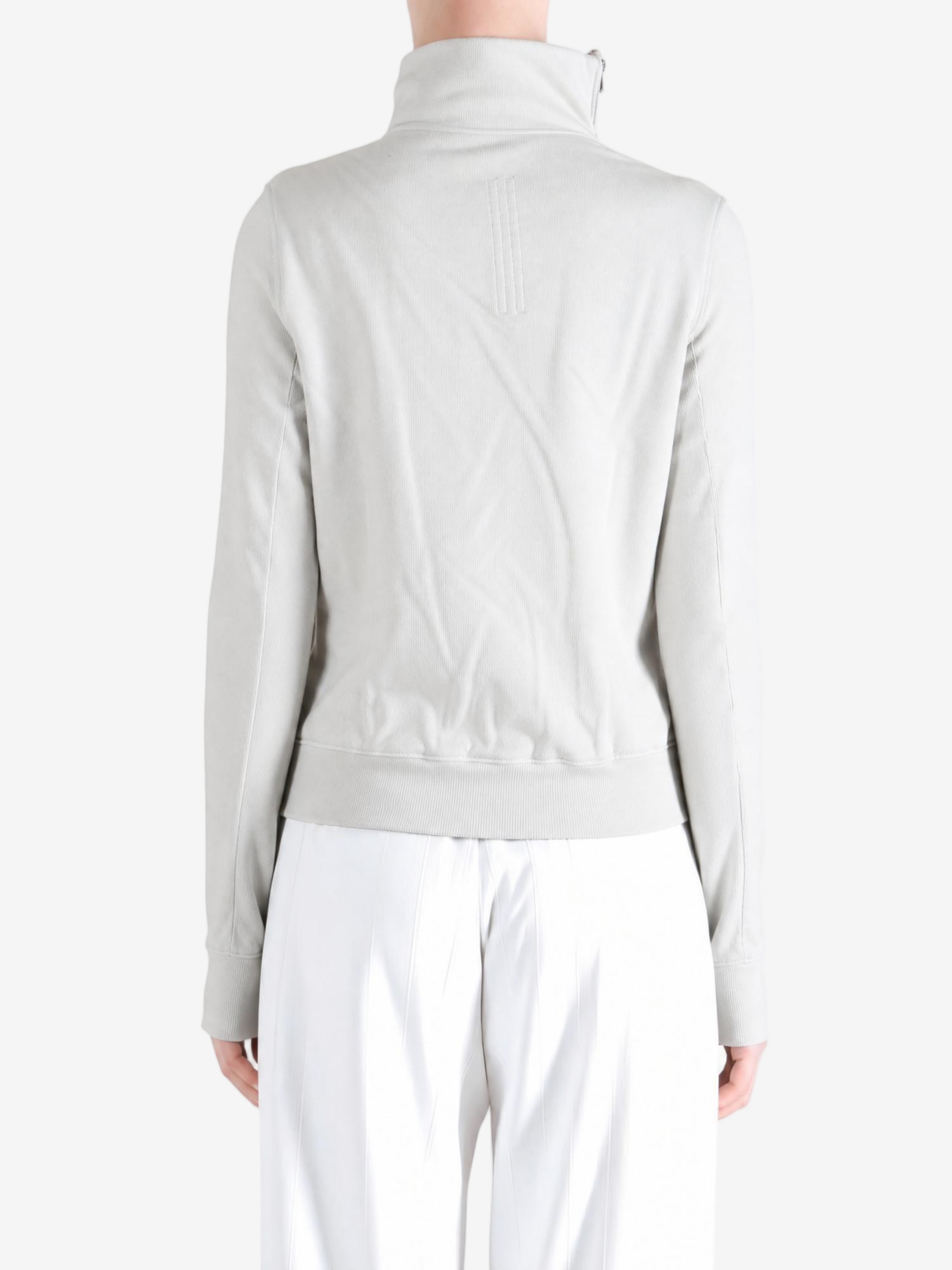Grey hoodie, full body view