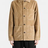 Tan jacket, full body view