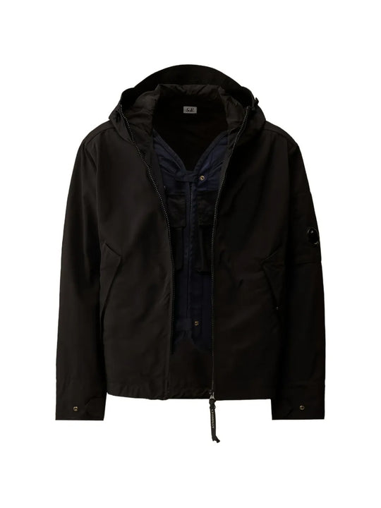 Black jacket, front view