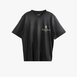 Black t-shirts, front view