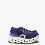 Purple sneakers, front view