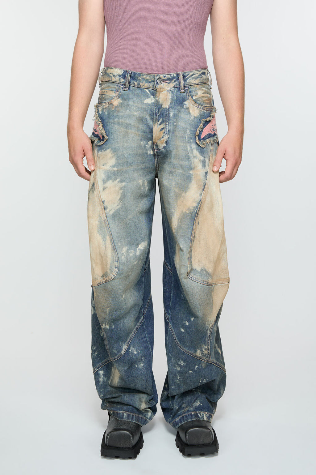 ACNE STUDIOS - Men Washed Jeans