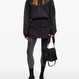 Black skirt,full body view