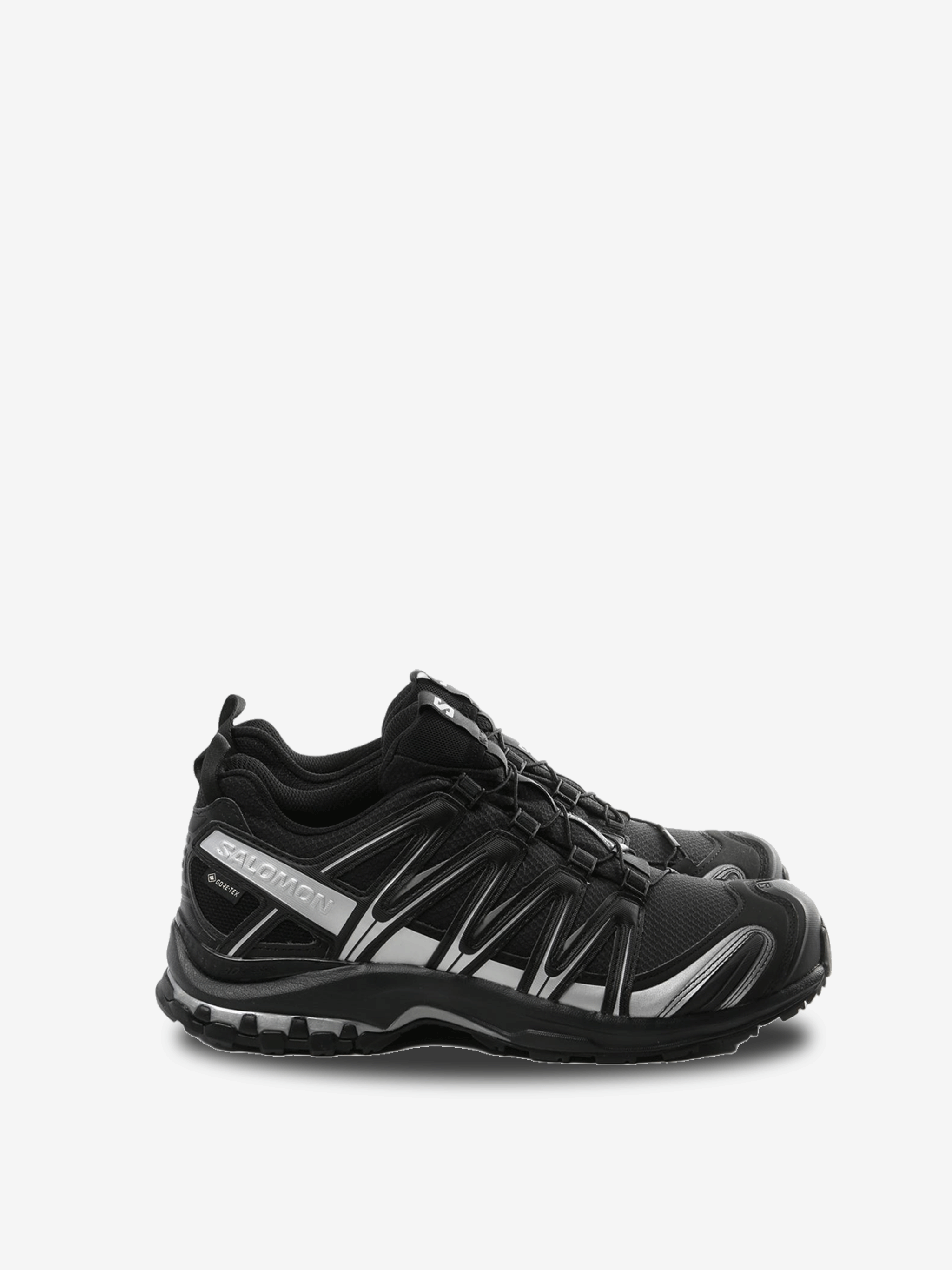 Black sneakers, front view