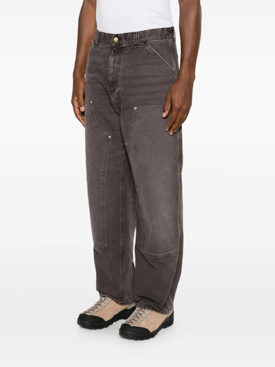 Brown pants, full body view