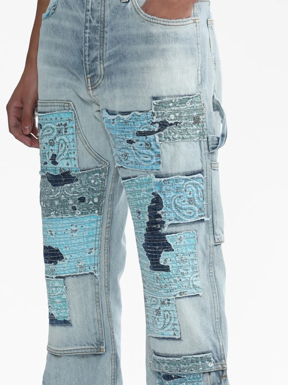 Blue jeans worn by a person, showing the jeans fit