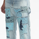 Blue jeans worn by a person, showing the jeans fit
