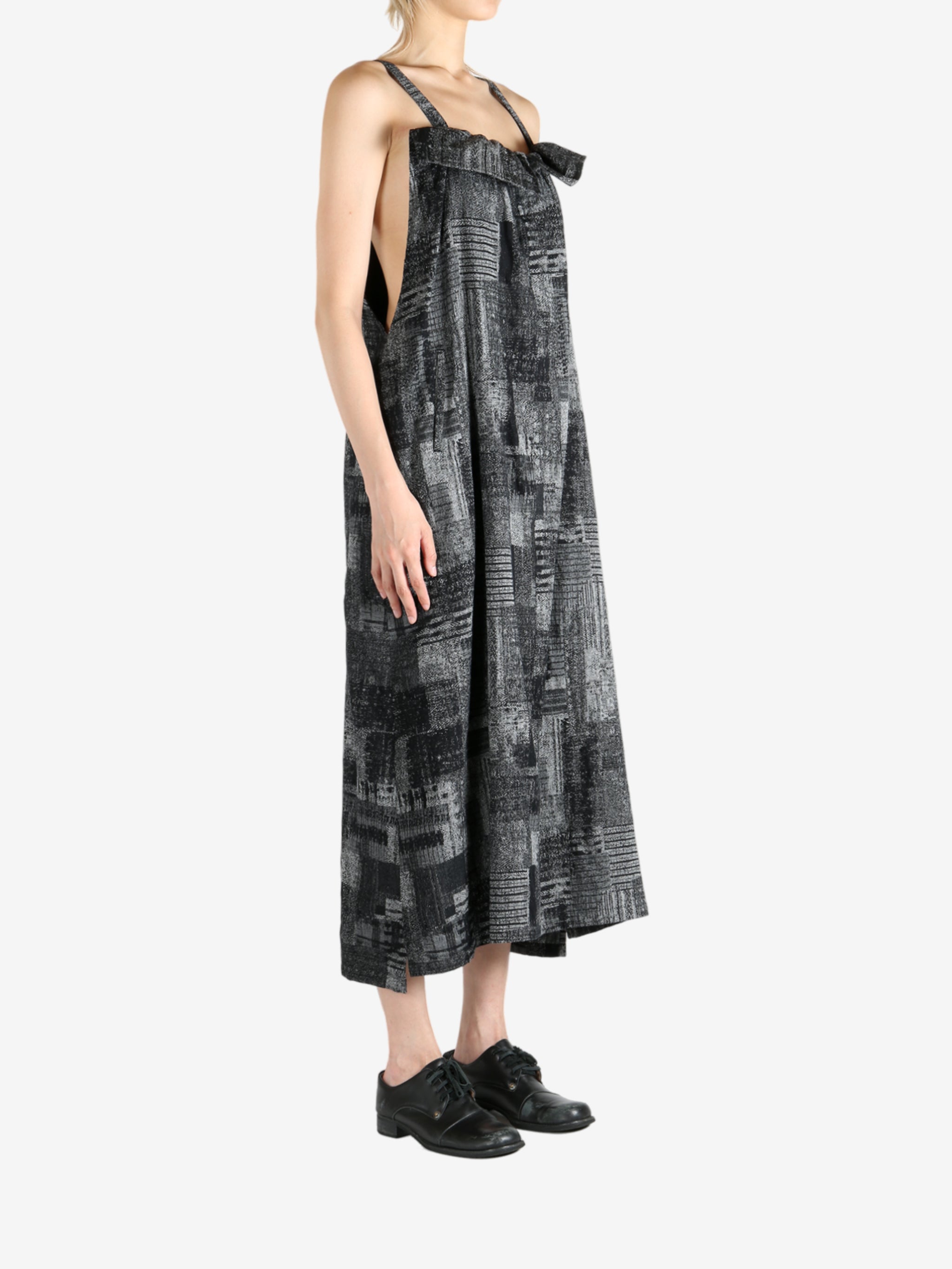 Black dress, full body view