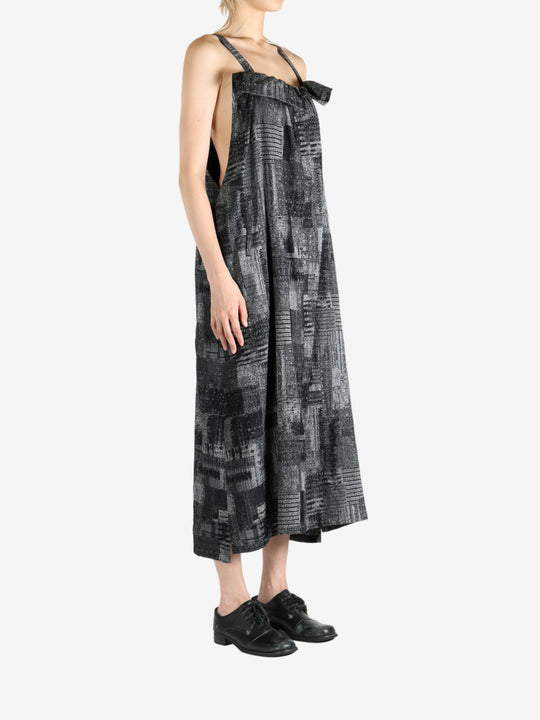 Black dress, full body view