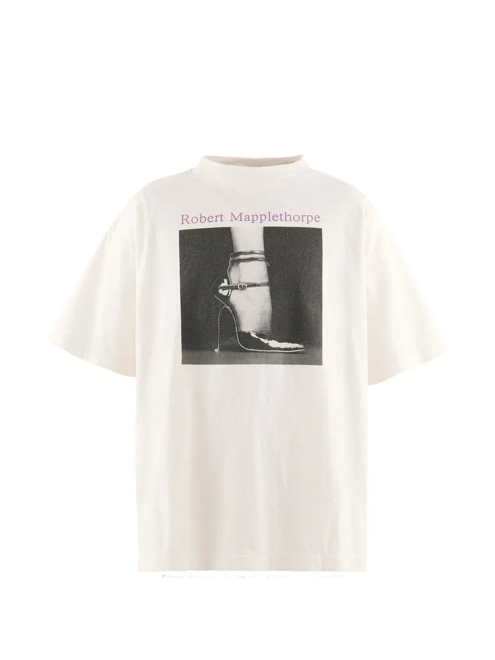 White t-shirt, front view