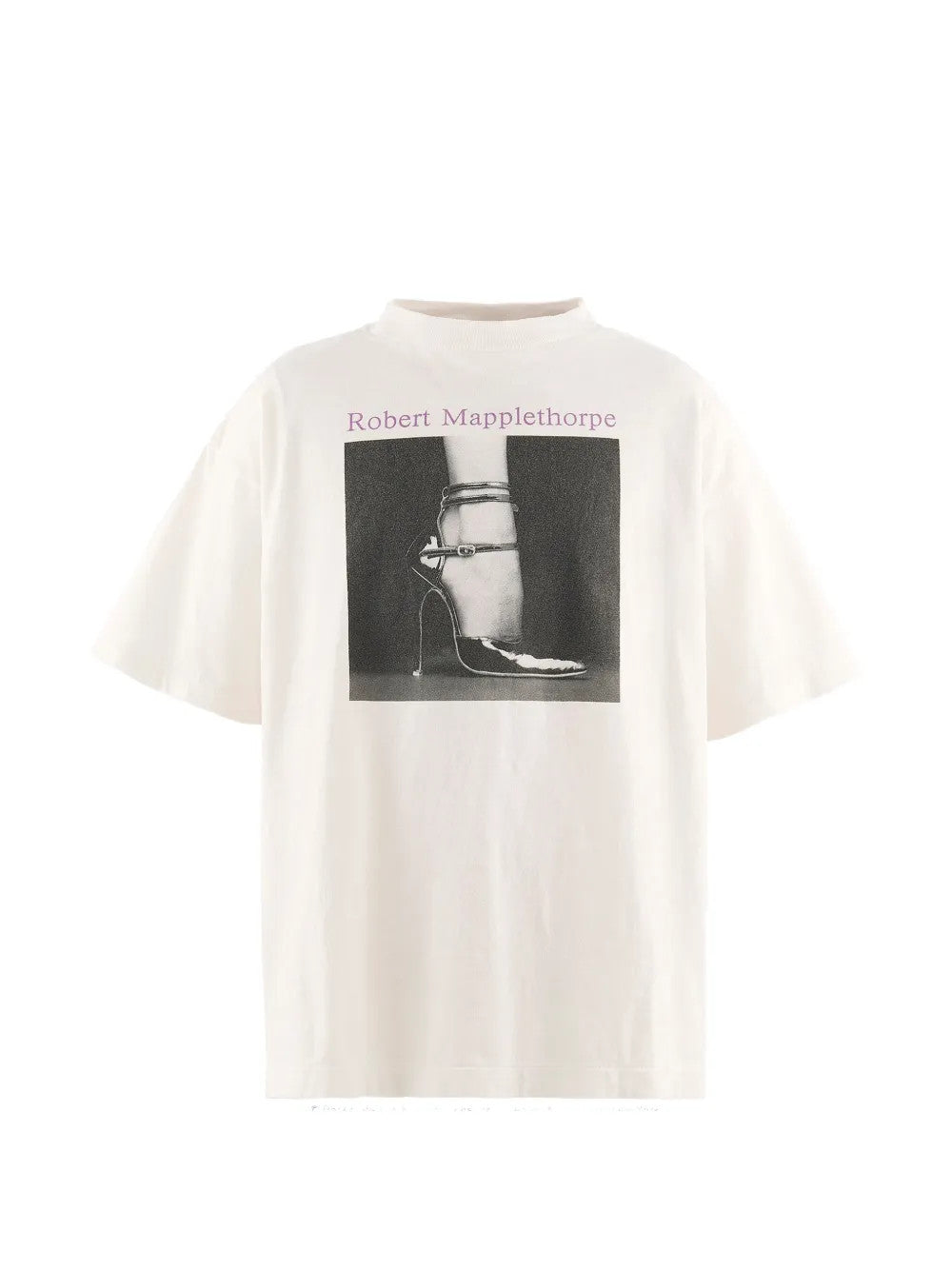 White t-shirt, front view