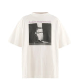 White t-shirt, front view