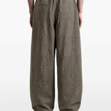 Grey pants, full body view