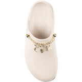 Tan shoes, front view